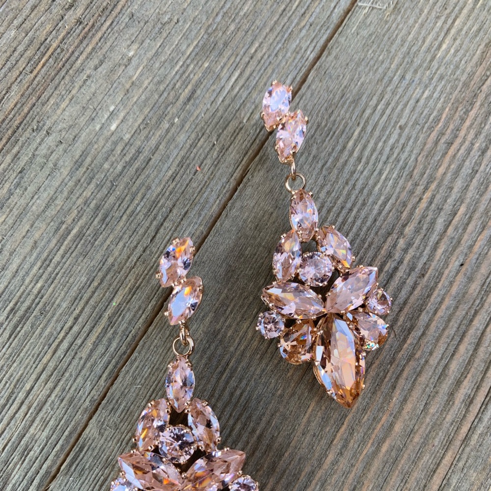 Chandelier Cubic Zirconias Earrings
